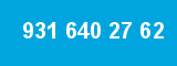931 640 27 62 931 640 27 62